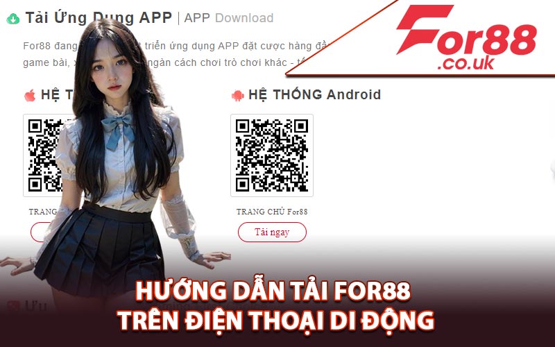 Hướng dẫn tải For88 trên điện thoại di động